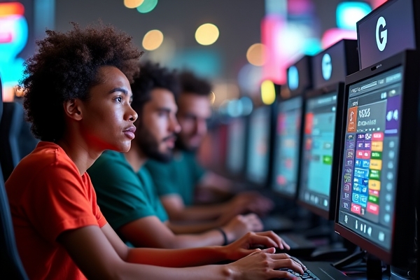 ผู้เล่นกำลังพูดคุยเกี่ยวกับตัวเลือกในแพลตฟอร์มการพนันออนไลน์