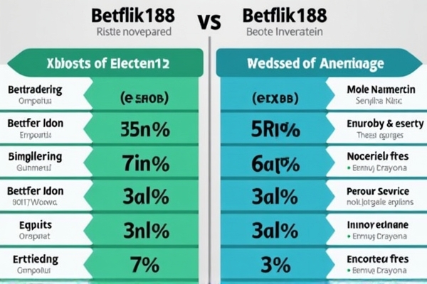 การเปรียบเทียบสถิติระหว่าง Betflix168 และ Betflik1188